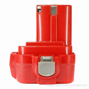 9.6V Power Tool Battery for Makita 192638-6/192534-A/9122 6207D 6207DWDE 6222D, Ni-CD/Ni-MH